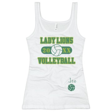 Lady Lions Tank Junior Fit Basic Bella 2x1 Rib Tank Top