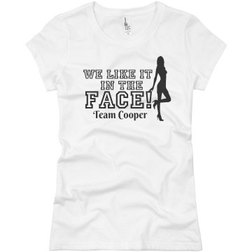 Color Run in the Face Junior Fit Basic Bella Favorite Tee