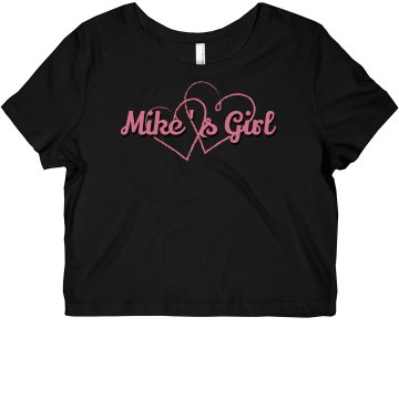 Mike's Girl Tee Misses Bella Flowy Boxy Lightweight Crop Tee