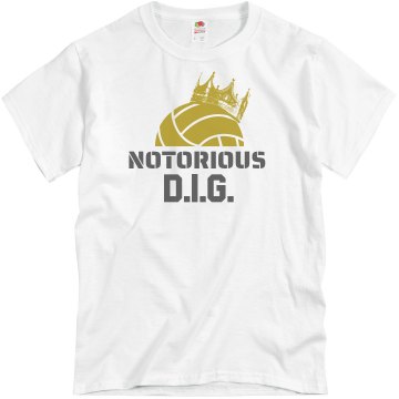Notorious D.I.G. Unisex Basic Gildan Heavy Cotton Crew Neck Tee