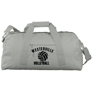 Volleyball Gear Bag Port & Company Large Square Duffel Bag