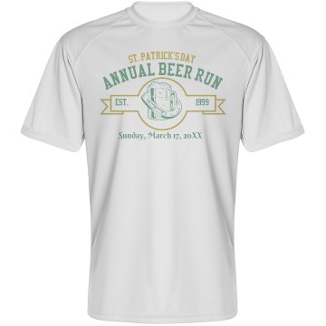 St. Patrick's Beer Run Paragon Performance Tee