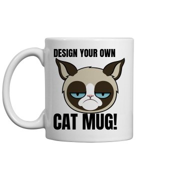 Design a Cat Mug 11oz Ceramic Coffee Mug