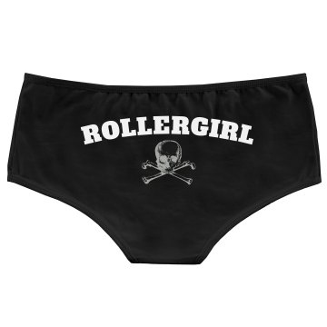 Roller Girl Skull  Bella Hotshort