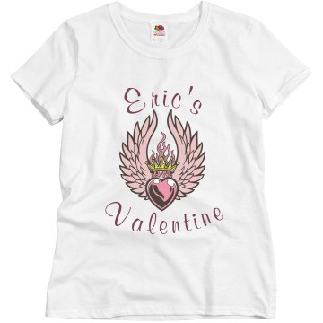 Eric's Valentine Misses Relaxed Fit Basic Gildan Ultra Cotton Tee