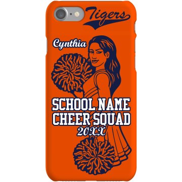 School Colors Cheer Case Plastic iPhone 5 Case Black