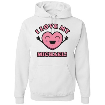 I Love My Heart Unisex Hanes Ultimate Cotton Heavyweight Hoodie