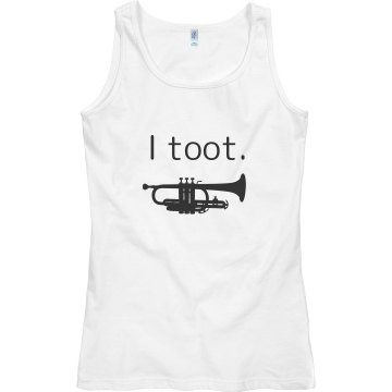iToot Band Tank Junior Fit Bella Sheer Longer Length Rib Racerback Tank Top