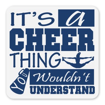 Cheer Locker Magnet Gift Square Magnet