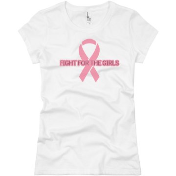 Fight For The Girls Junior Fit Basic Bella Favorite Tee