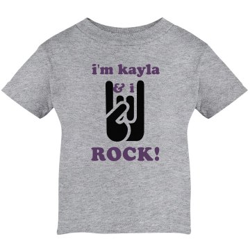 Kayla Rocks Infant Bella Baby Long Sleeve Lap Shoulder Tee