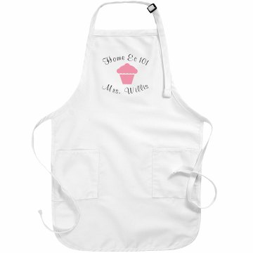 Home Ec Teacher Apron Basic White Apron
