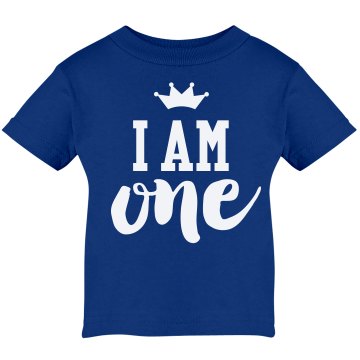 I Am One Infant Rabbit Skins Lap Shoulder Tee