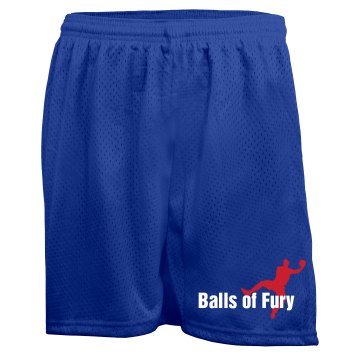 Balls of Fury Shorts Ladies Badger 5'' Inseam Pro Mesh Tricot Shorts