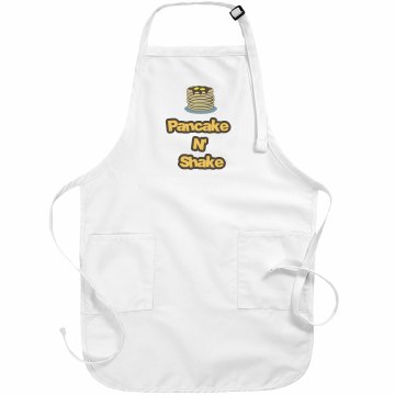 Pancake N' Shake Apron Basic White Apron