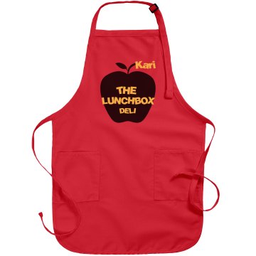 The Lunchbox Deli Apron Port Authority Adjustable Full Length Apron