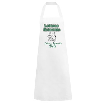 Lettuce Entertain Apron Basic White Apron
