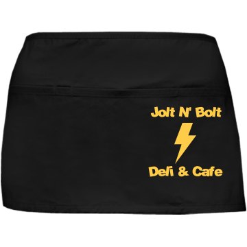 Jolt N' Bolt Deli Apron Port Authority Waist Apron with Pockets