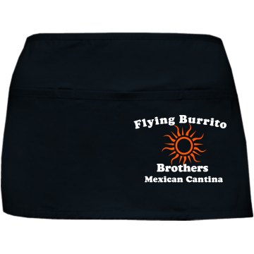Flying Burrito Apron Port Authority Waist Apron with Pockets