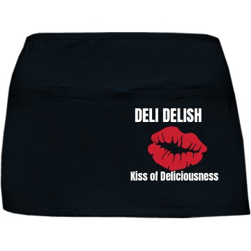 Deli Delish Port Authority Waist Apron with Pockets