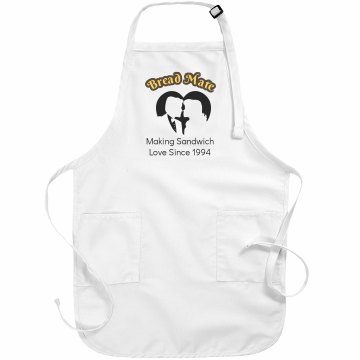 Bread Mate Deli Apron Basic White Apron