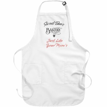 Sweet Buns Apron Basic White Apron