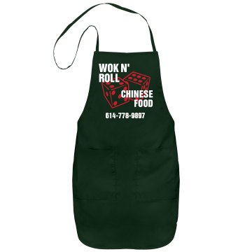Wok N Roll Apron Port Authority Adjustable Full Length Apron