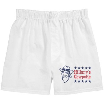 Hillary's Cowboy Boxers Unisex Robinson Boxer Shorts