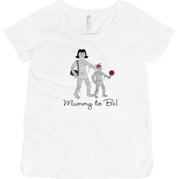 Mummy to Be Halloween Maternity LA T Sportswear Tee