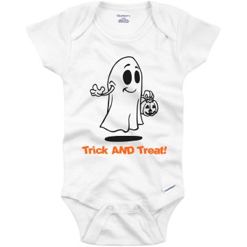 Trick AND Treat Halloween Infant Gerber Onesies