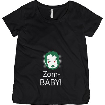 ZomBABY! Halloween Tee Misses Relaxed Fit Gildan Ultra Cotton Tee