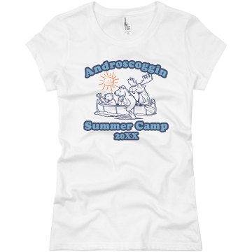 Summer Camp Tee Junior Fit Basic Bella Favorite Tee