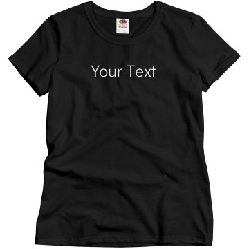 Your Rhinestone Text Misses Relaxed Fit Gildan Ultra Cotton Tee