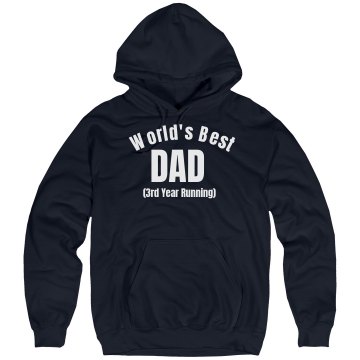 World's Best Dad Unisex Hanes Ultimate Cotton Heavyweight Hoodie