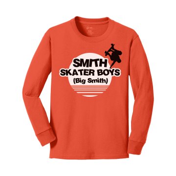Big Smith Skater Youth Gildan Heavy Cotton Long Sleeve Tee