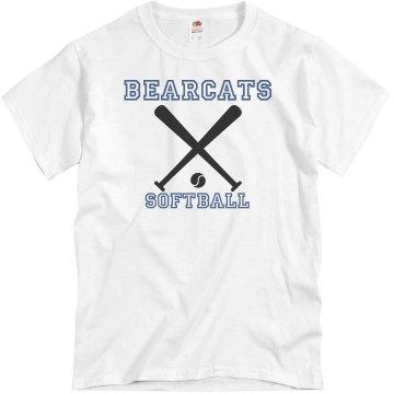 Softball Fan Tee Unisex Basic Gildan Heavy Cotton Crew Neck Tee