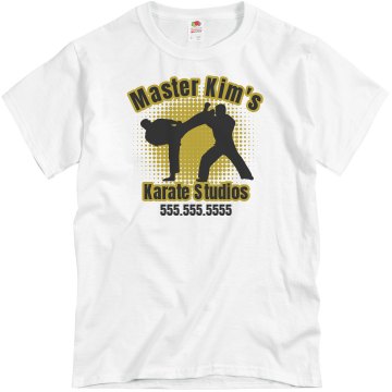 Karate Studio Business Unisex Basic Gildan Heavy Cotton Crew Neck Tee