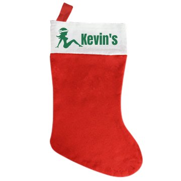 Naughty List Kevin Giant Personalized Holiday Stocking