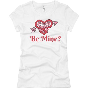 Be Mine? Junior Fit Basic Bella Favorite Tee