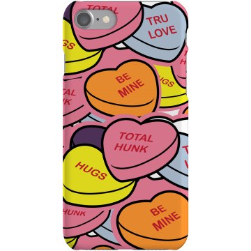 Valentine Candy Plastic iPhone 5 Case Black