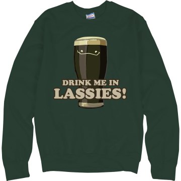 Kiss Me I'm Irish Junior Fit Bella 1x1 Rib Ringer Tee