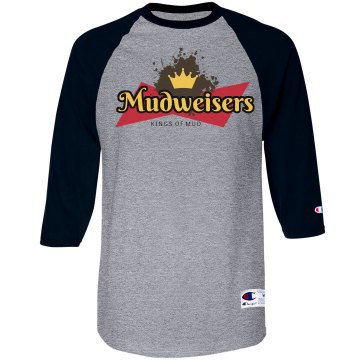 This Mud Run's for You Unisex Anvil 3/4 Sleeve Raglan Baseball Tee