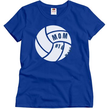 Mom in Volleyball Misses Relaxed Fit Gildan Heavy Cotton Tee