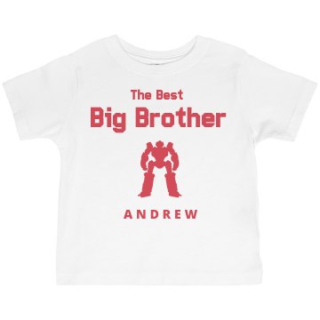 Best Big Brother Toddler American Apparel 3/4 Sleeve Baseball Tee