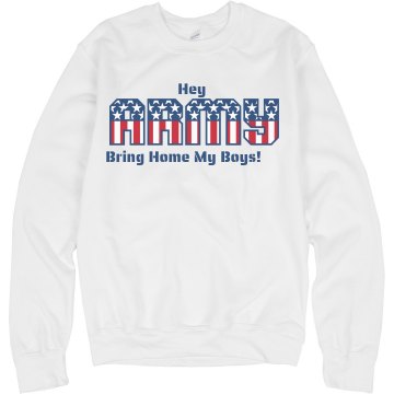 Bring Home My Boys Junior Fit Bella 1x1 Rib V-Neck Tee
