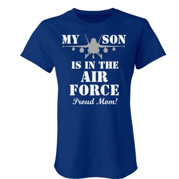 My Army Son Junior Fit Bella Crewneck Jersey Tee