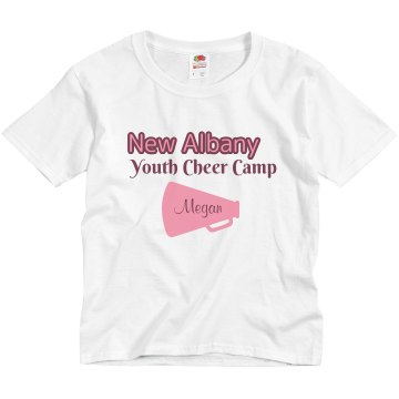 New Albany Youth Cheer Youth Basic Gildan Ultra Cotton Crew Neck Tee