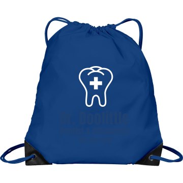 Dentist Bag Port & Company Drawstring Cinch Bag