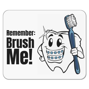 Brush Me Mousepad Mousepad