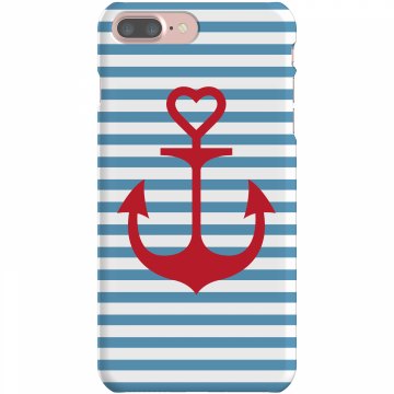Anchor Love iPhone Case Plastic iPhone 5 Case White 
